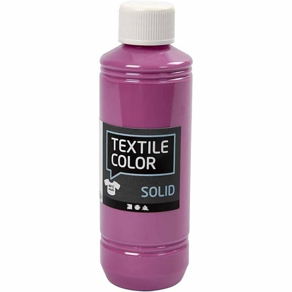 Textil Färg Solid - Fuchsia - 250 ml