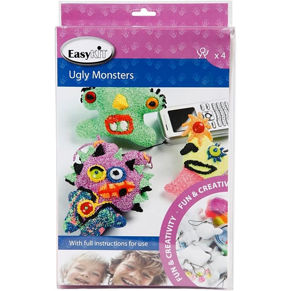 Pysselkit - Ugly Monster Foam Clay Lera