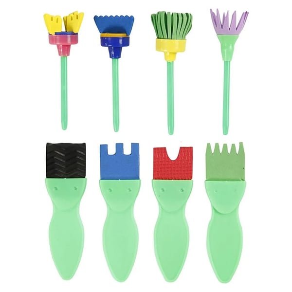 Mossgummi penslar - 24 st