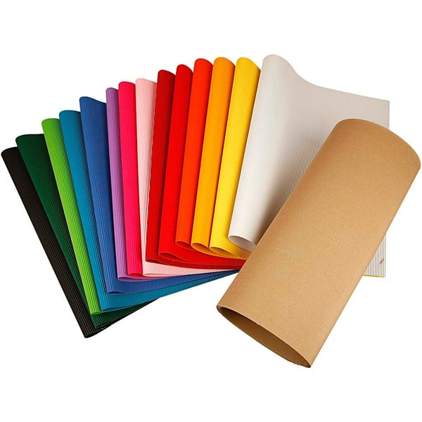 Wellpapp - 50 x 70 cm - 80 g - 15 ark