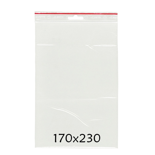 Blixtlåspåse Zippåse - 170x230 mm - 100 st