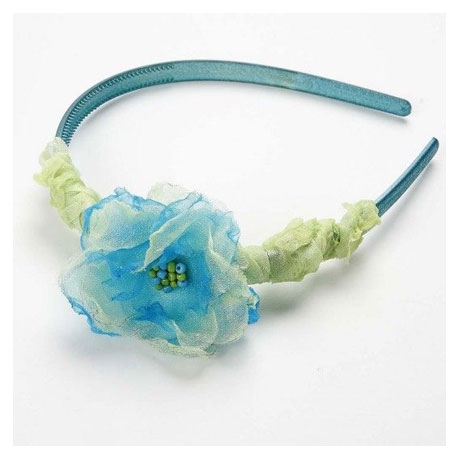 Diadem - B: 7 mm - Vit - 20 st