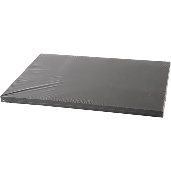 Kartong - A2 - 200 g - svart - 100 ark