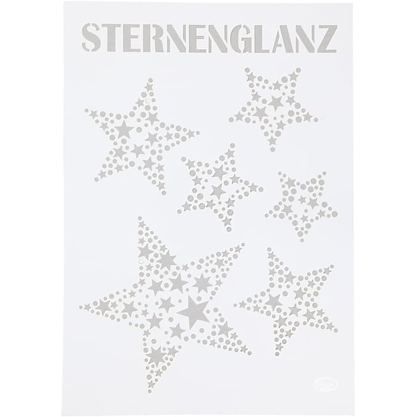Schablon Viva Decor - Stjärnglans - A4