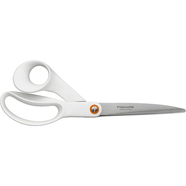 Fiskars Universalsax - Ergonomisk - L: 24 cm - Vit - Högersax