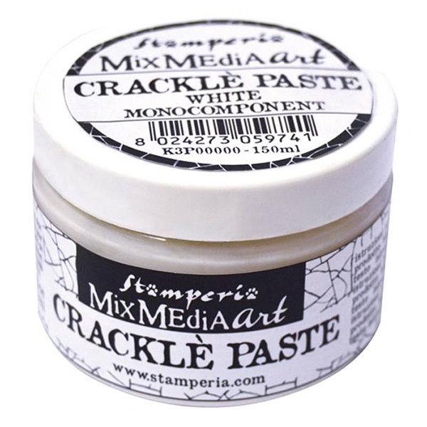 Crackle Paste Stamperia - White - 150 ml