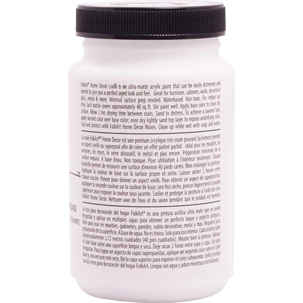 Home Decor Chalk Paint FolkArt - White Adirondack - 236ml