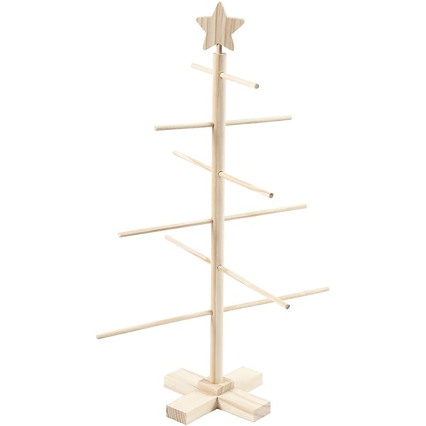 Modern Julgran - H: 60 cm - B: 40,5 cm - Furu