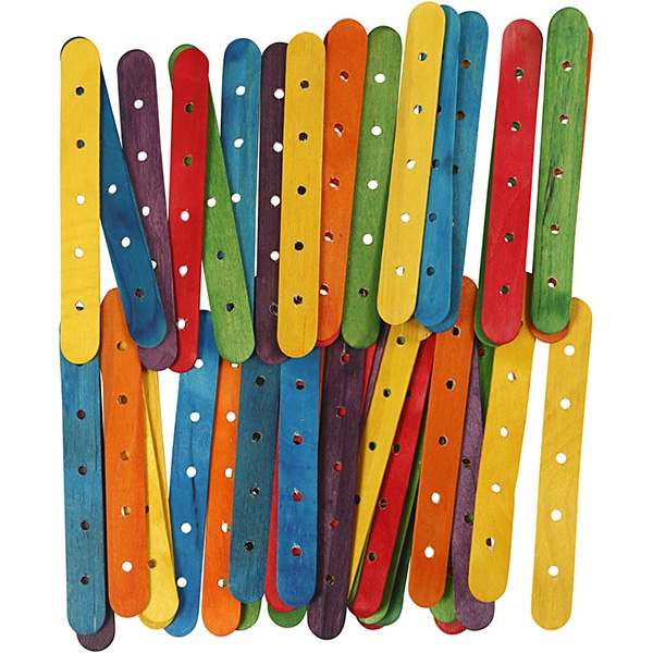 Konstruktionspinnar - Mixade Färger - 1,8x15 cm - 500 st