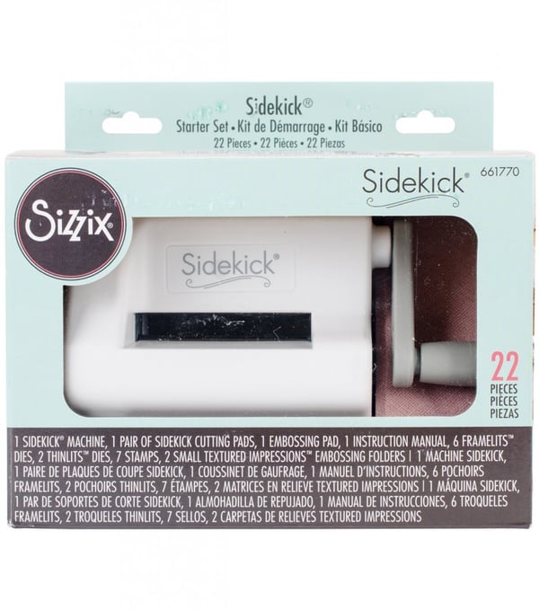 Sizzix Sidekick Starter Kit - White & Gray