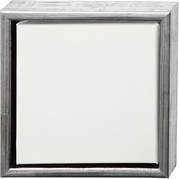 ArtistLine Canvas med Ram - Antiksilver - 20x20 cm ArtistLine Canvas med Ram - Antiksilver - 20x20 cm