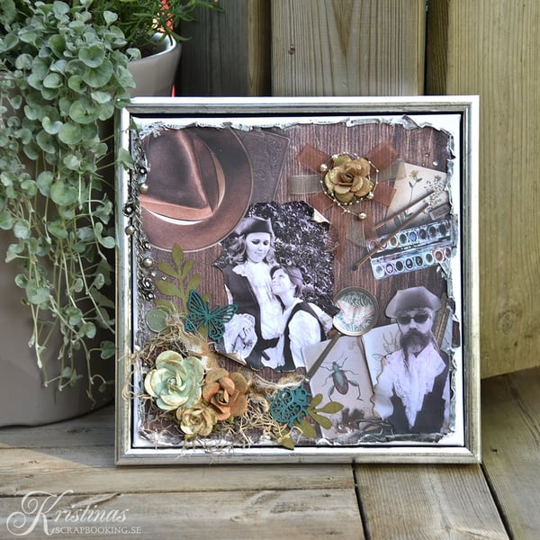 ArtistLine Canvas med Ram - Antiksilver - 20x20 cm