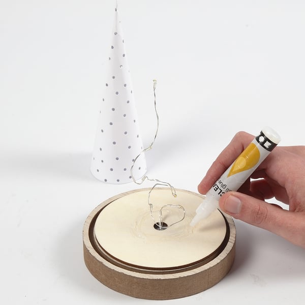 DIY kit Jul - Dekorationskupa - 18 cm