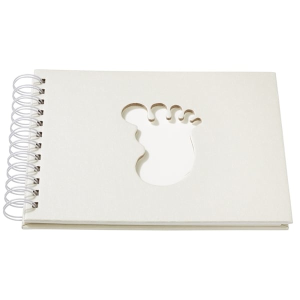 Spiralalbum Baby - Beige pärlemo - 17 x 22 cm