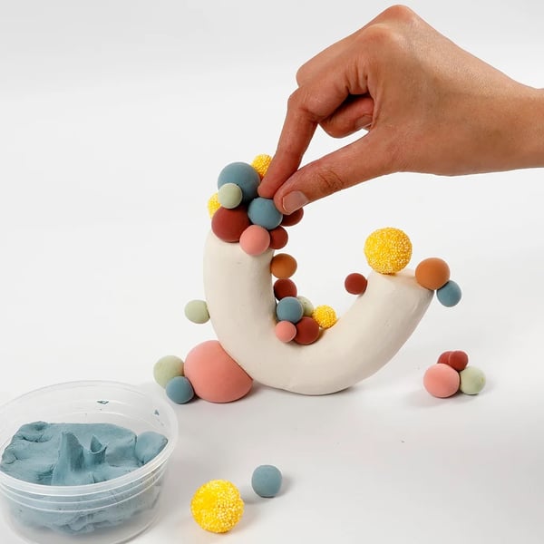 Modellera 1 kg Lufttorkande - Primo - Vit