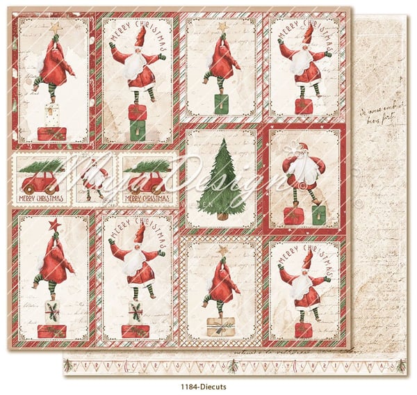 Paper Pad 6´x6´ Maja Design - Happy Christmas - 36 ark