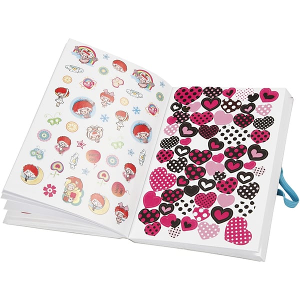 Bok Med Stickers | 11,5x17x1,5 cm | 80 Sidor