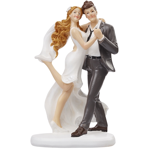Brudpar Miniatyr - Dansande Par - 13 cm Brudpar Miniatyr - Dansande Par - 13 cm
