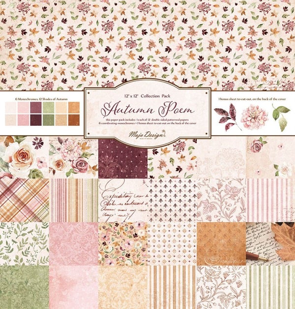 Paper Pack 12´x12´ Maja Design - Autumn Poem