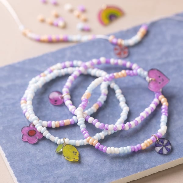 Seed Beads - 3 mm - Hål 0,6-1 mm - Pastell Färger - 12x17 g