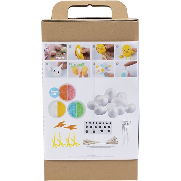 DIY Kit - Påskpyssel med Foam Clay till Påskris