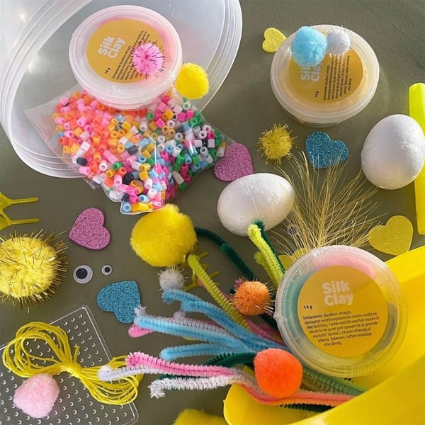 Påskägg Maxi Fyllt med Pyssel - DIY Kit