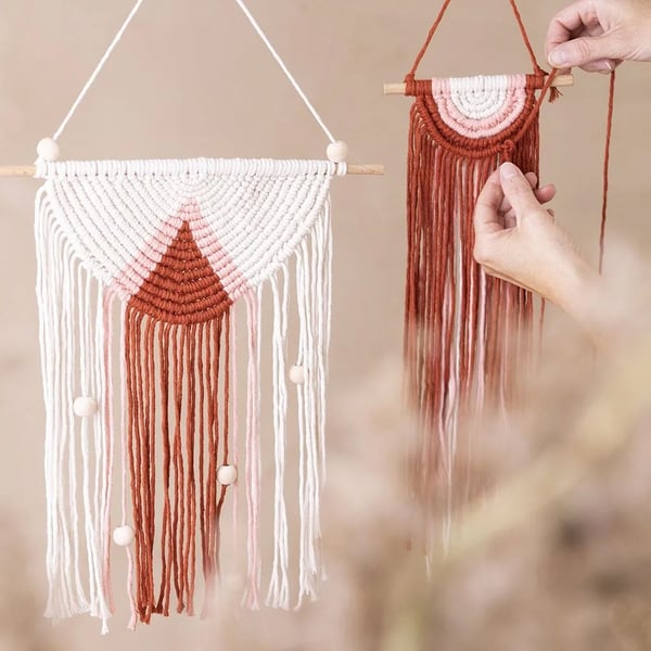 Pysselkit Makrame - Väggdekoration DIY Inredning