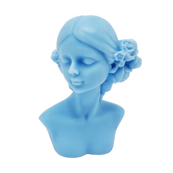 Silikonform Ljusformar - Rosenflicka - H: 9,8 cm