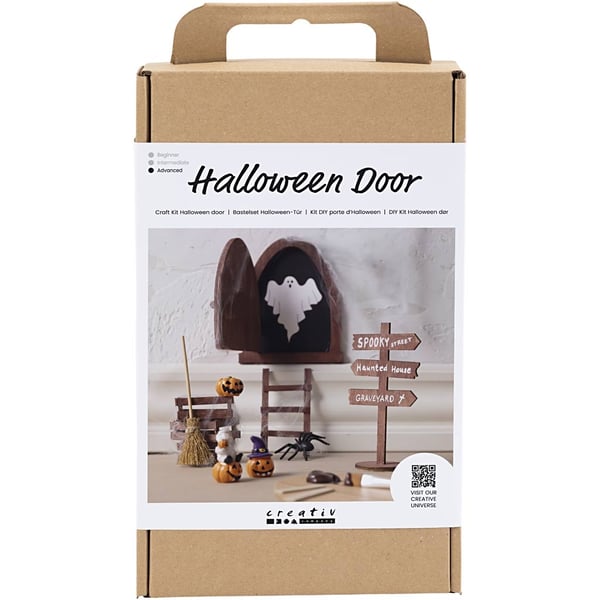 DIY Kit - Halloweendörr - Pyssel Set Till Halloween