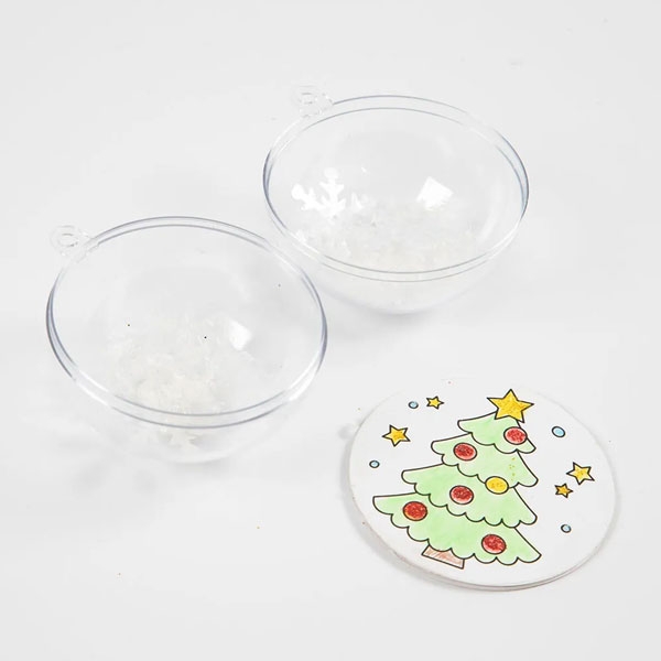 Julpyssel - DIY Kit - Julgranskulor Att Måla Själv
