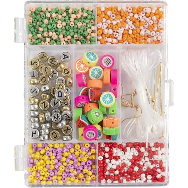 Smyckestillverkning DIY Kit - Fresh Fruits - 1600 delar!