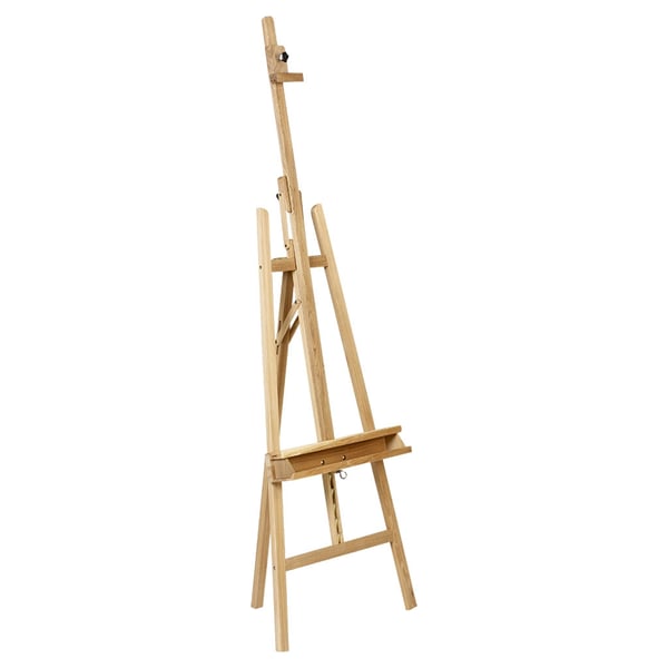 Akademi Staffli 1 - Max bild höjd 123 cm - Tilt samt Hyllor - Lackerad Bok