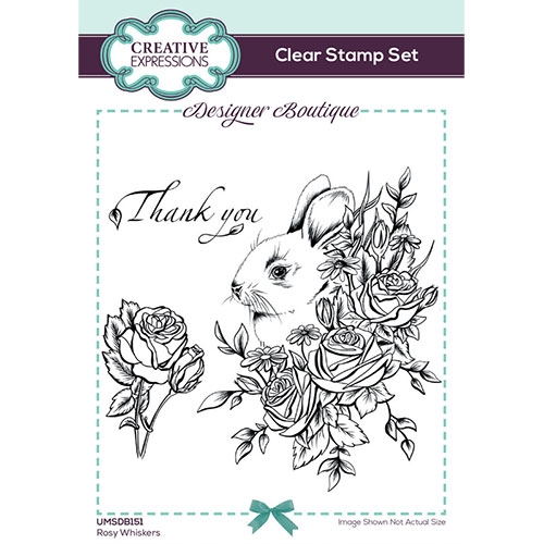 Clear Stamp Set - 3 stämplar - Creative Expressions - Rosy Whiskers