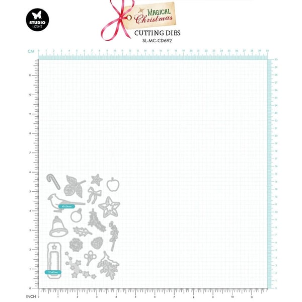 Dies Studio Light - Magical Christmas - Embellishments - 19 dies