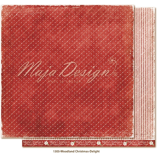 Paper Pad 36 ark Maja Design 6x6 - Woodland Christmas