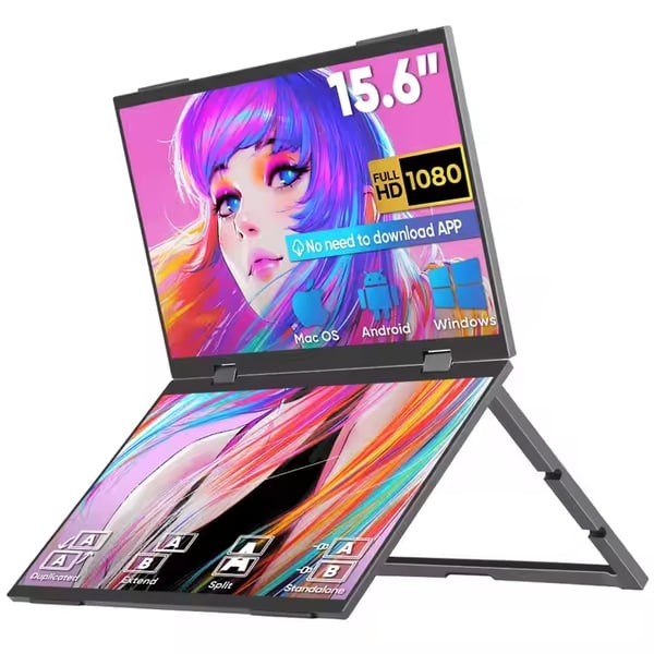 S48 Dual portable monitor 15,6"