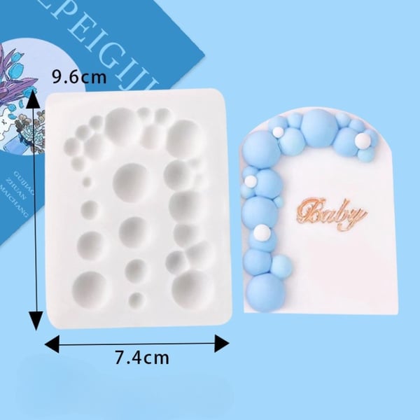 Bubbelkluster Silikonform | bubbla och pärla Silikonform