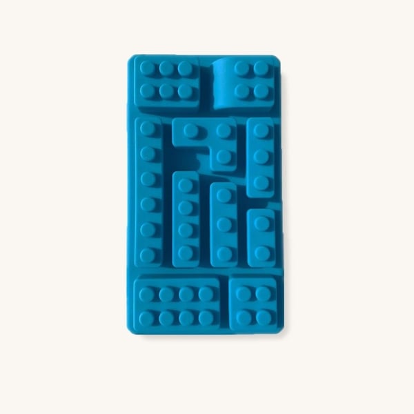 10 Bitar Klossform Lego Silikonform Form Sugarpaste Bakform