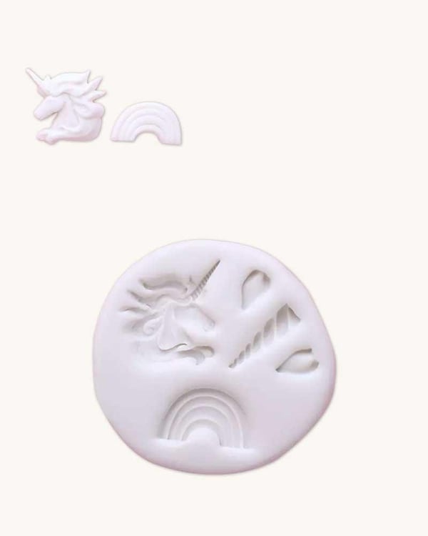 Unicorn Silikonform - Liten Enhörning Unicorn Silikonform Unicorn Silikonform - Liten Enhörning Unicorn Silikonform