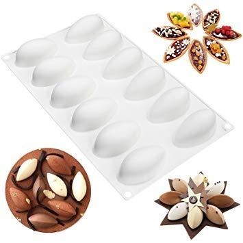 Quenelle 12st SIlikonform | Mousseform
