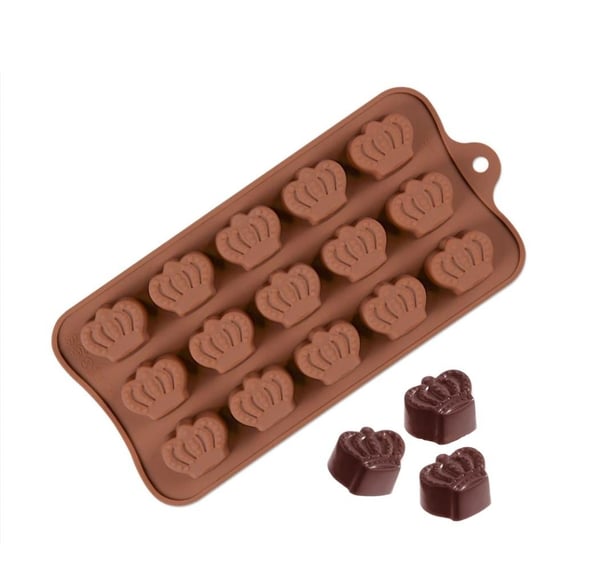 Kronor Praliner Silikonform Chokladform Pralinform Form för Praliner