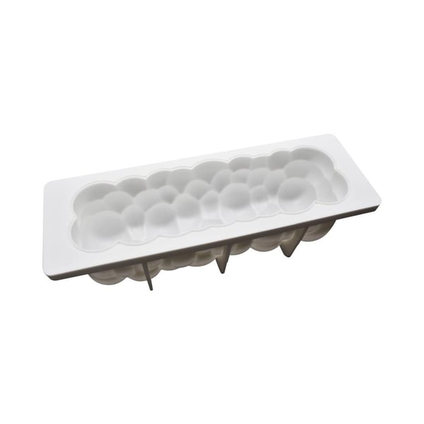 3D Bolle avlång SIlikonform  Bubble Mousseform Bubblig
