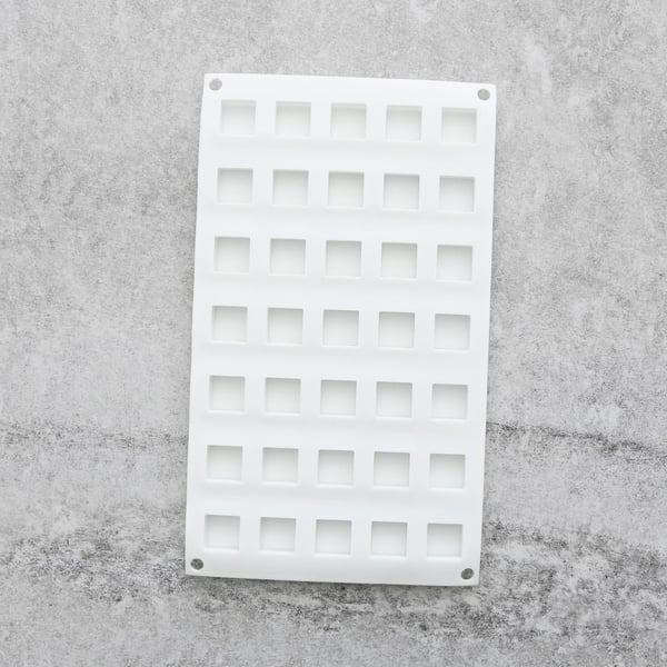 Fyrkanter 35st Silikonform | Mousseform Pralinform