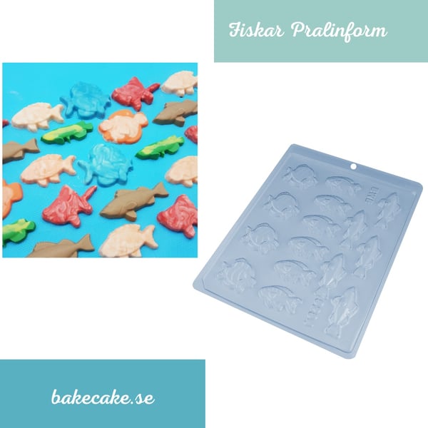 Pralinform Fiskar Chokladform - BWB 9294
