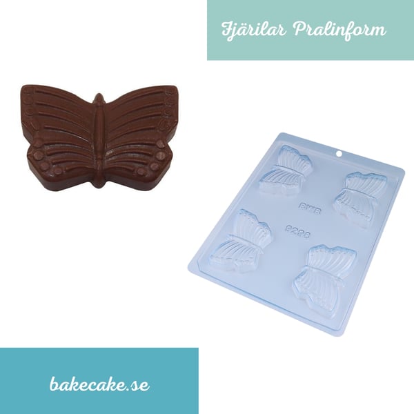 Pralinform Fjäril Chokladform - BWB 9298