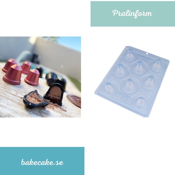 Pralinform Kupol Chokladform - BWB 10119 - Special 3 Part Mold