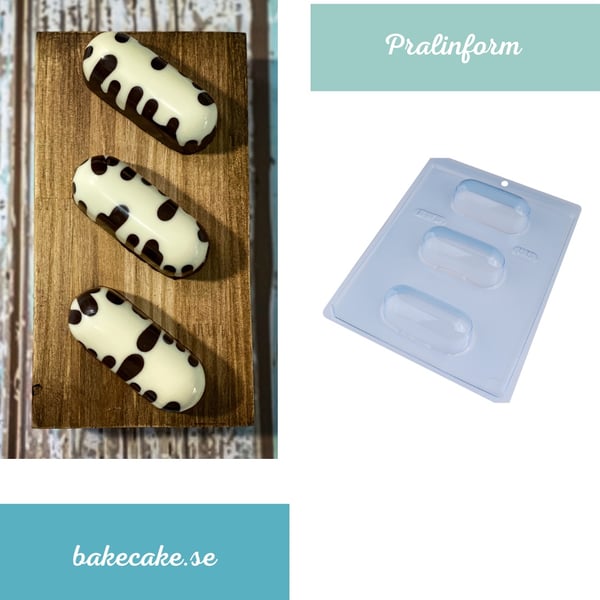 Pralinform Kupol Chokladform - BWB 55 - Special 3 Part Mold