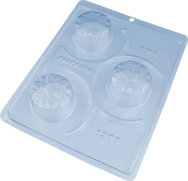 Pralinform Blomma Kupol Chokladform - BWB 1393 - Special 3 Part Mold