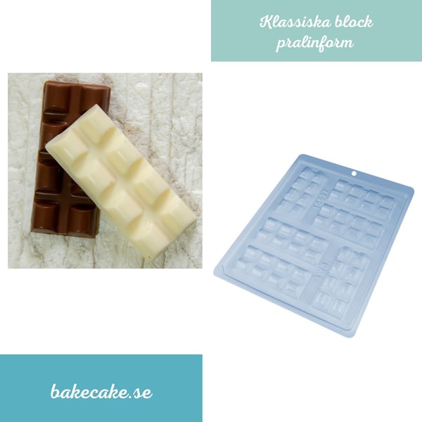 Pralinform Chokladblock Chokladform - BWB 10027