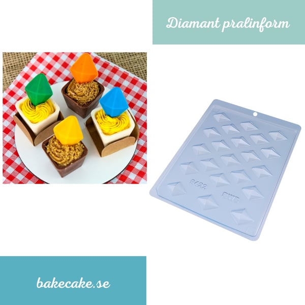 Pralinform Diamant Chokladform - BWB 9422